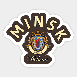 Minsk Belarus Sticker